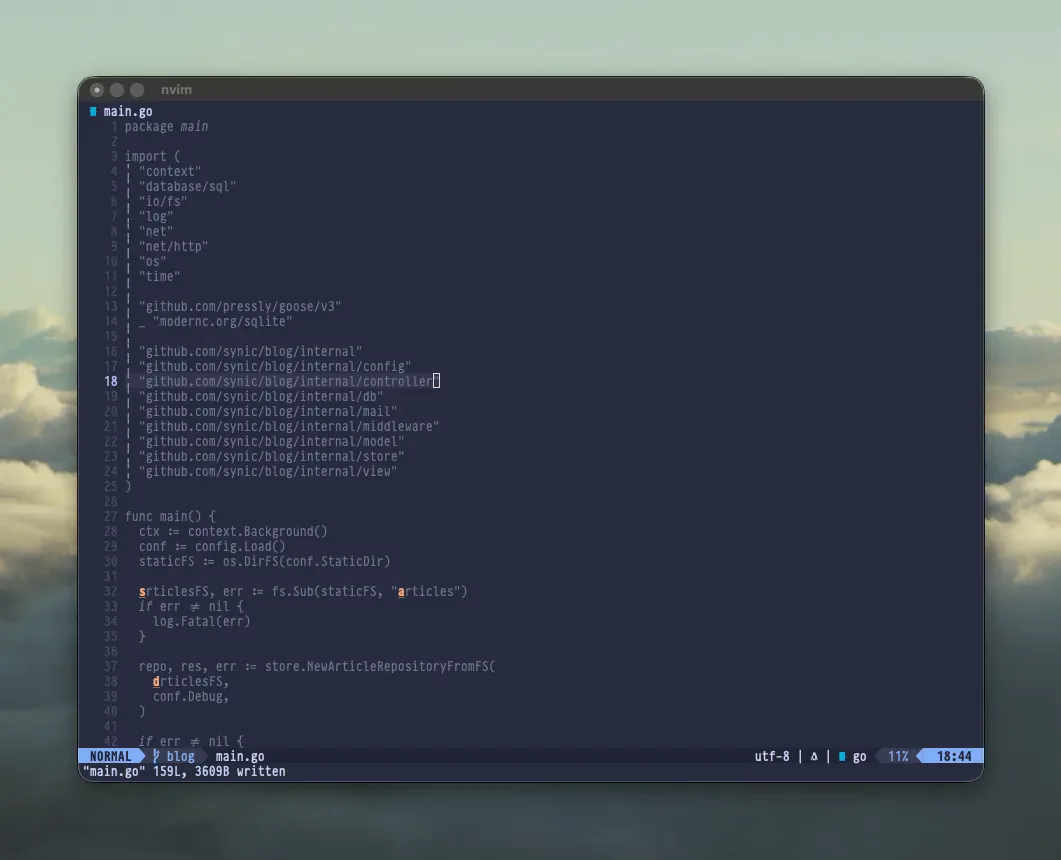 EasyMotion clone screenshot